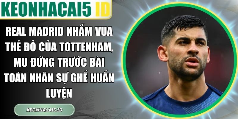 Real Madrid nhắm Vua thẻ đỏ của TottenhamReal Madrid nhắm Vua thẻ đỏ của Tottenham